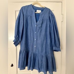 Tuckernuck Lake Blue Frankie dress size M NWOT